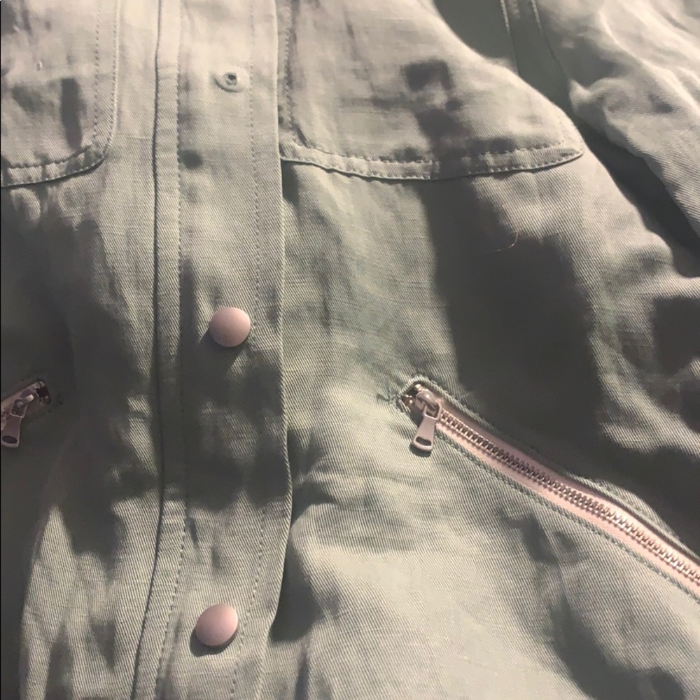 NEW Defect $249 Paige Ryland Chambray Utility xs - Picture 8 of 8